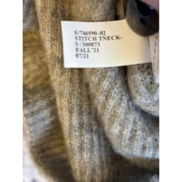 Banana Republic Wool Blend Grey Turtleneck Stretch Sweater XS - Picture 10 of 10